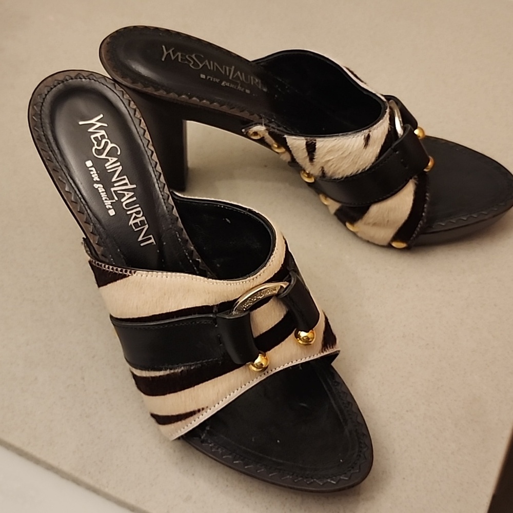 Yves St. Laurent YSL Zebra heels size  ( 38EU)